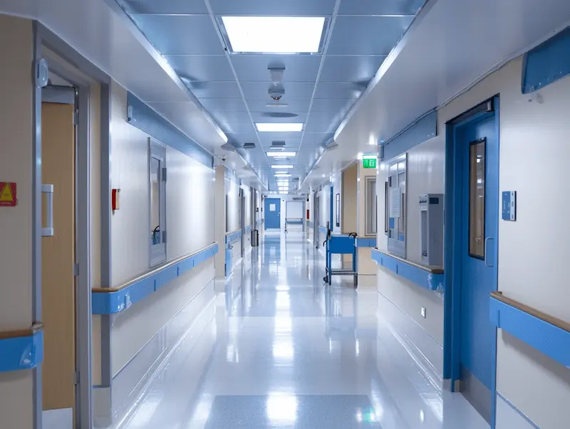 NHS hospital construction and refurbishment